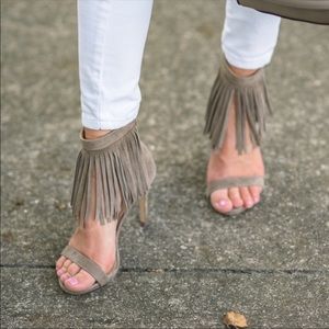 Steve Madden fringe heels